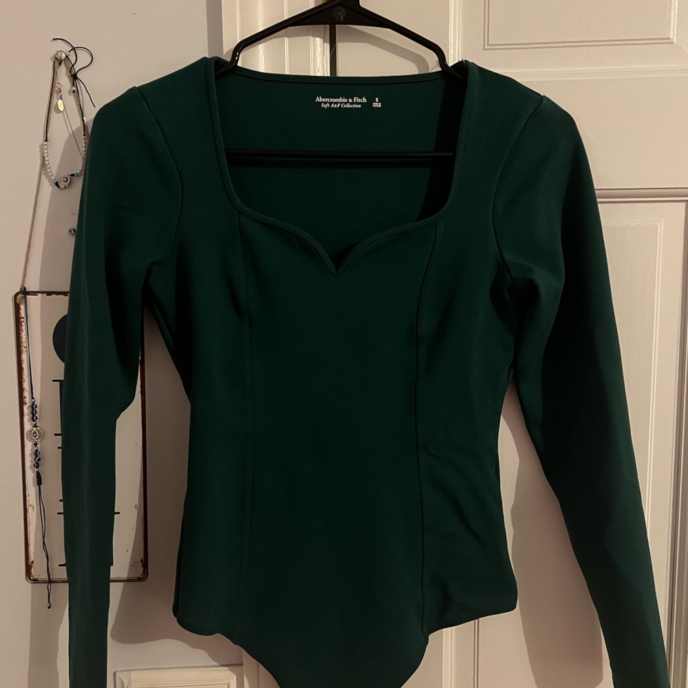 Abercrombie & Fitch Dark Green Bodysuit